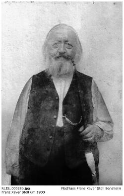 Franz Xaver Stoll (8. Oktober 1834 - 8. Januar 1902) um 1900