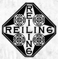ExLibris für Familie Reiling, 65 mm x 65 mm, Text: -, Familie Reiling besaß das Kaufhaus, welches am Marktplatz (Hauptstraße, Ecke Bahnhofstraße) lag und später als Kaufhaus Krämer bekannt wurde.