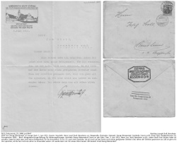 Georg Metzendorf - Brief an Joseph Stoll vom 3. Juni 1911