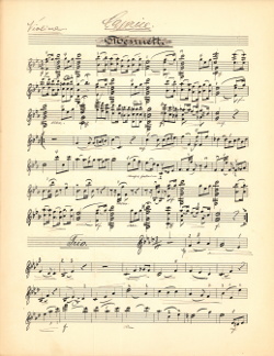 Andante religioso et Caprice, (undatiert), Werk von Max Kirchbach; Nachlass Max Kirchbach (1872 - 1927), Faksimile, PDF, 4 Seite.